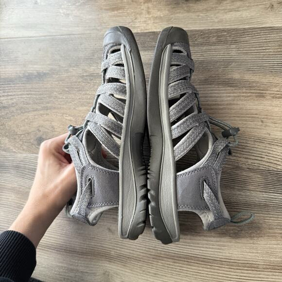 KEEN Whisper Women’s Gray Sandals Size 6 US / 36 EU Water Hiking Outdoor - Picture 8 of 9